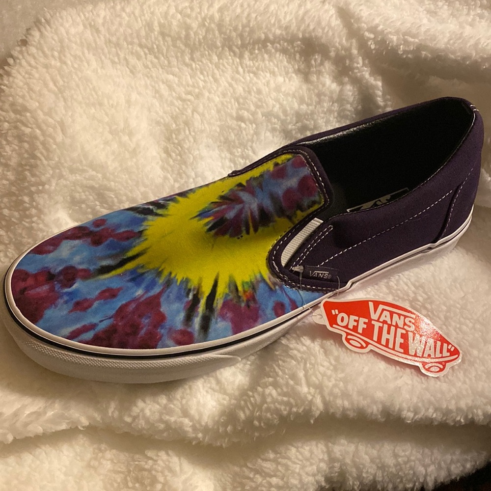 Vans Classic Slip-On (Tie Dye) Mysterioso/True - Mens Size 11.5